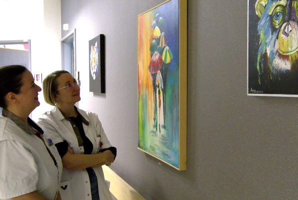 Patiënten vertalen emoties in kunst